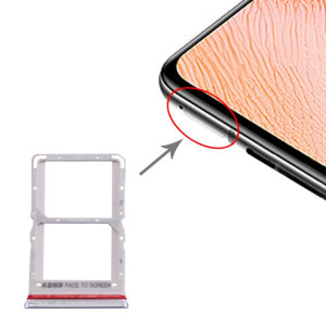 Plateau Carte SIM + Plateau Carte SIM pour Xiaomi Redmi K30 5G (Argent) SH685S1423-20