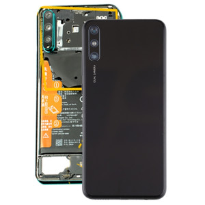 Cache arrière de la batterie d'origine avec touches latérales pour Huawei Enjoy 10e (noir) SH79BL1214-20