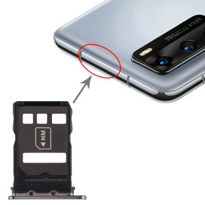 Plateau pour carte SIM + plateau pour carte NM pour Huawei P40 (Noir) SH882B120-20