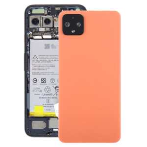 Cache arrière de la batterie avec cache d'objectif pour Google Pixel 4 (orange) SH56EL287-20