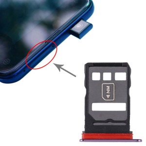 Plateau Carte SIM + Plateau Carte NM pour Huawei Mate 30 (Violet) SH969P1707-20