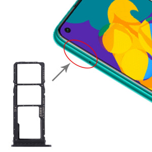 Plateau pour Carte SIM + Plateau pour Carte SIM + Plateau pour Carte Micro SD pour Huawei Honor Play 4T (Noir) SH987B173-20