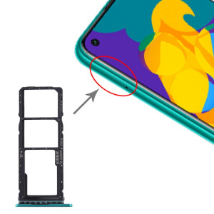 Plateau pour carte SIM + plateau pour carte SIM + plateau pour carte Micro SD pour Huawei Honor Play 4T (vert) SH987G914-20