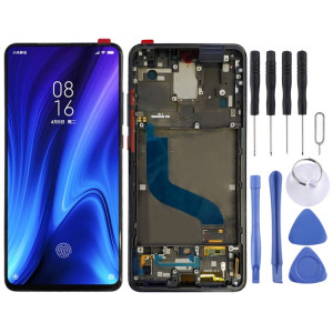 Écran LCD et numériseur d'origine AMOLED avec assemblage complet avec cadre pour Xiaomi 9T Pro / Redmi K20 Pro / Redmi K20 (noir) SH124B1031-20