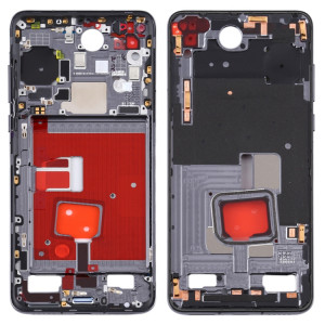 Plaque de cadre intermédiaire d'origine avec touches latérales pour Huawei P40 (noir) SH140B992-20
