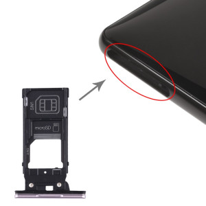 Plateau pour Carte SIM + Plateau pour Carte SIM + Plateau pour Carte Micro SD pour Sony Xperia XZ2 (Rose) SH198F51-20