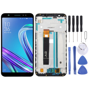 Écran LCD et numériseur complet avec cadre pour Asus ZenFone Max M1 ZB555KL X00PD (noir) SH207B1972-20