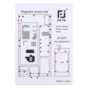 JIAFA JF-870 Magnetic Pad Screw Board pour iPhone 11 SJ625843-20