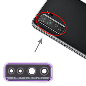 Cache d'objectif d'origine pour Huawei P40 Lite 5G / Nova 7 SE (Violet) SH375P1799-20