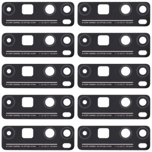 Objectif de caméra arrière 10 PCS pour Huawei Nova 7 Pro 5G (noir) SH378B698-20