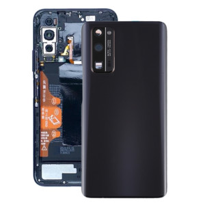 Cache arrière de batterie d'origine avec cache d'objectif d'appareil photo pour Huawei Honor 30 Pro (noir) SH84BL1440-20