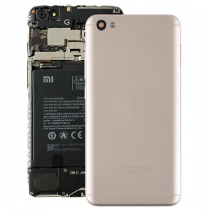 Couverture arrière avec lentille de la caméra et touches latérales pour Xiaomi Redmi Note 5A (Gold) SH55JL376-20