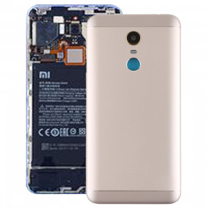 Couverture arrière avec lentille de la caméra et touches latérales pour Xiaomi Redmi 5 Plus (Gold) SH57JL497-20