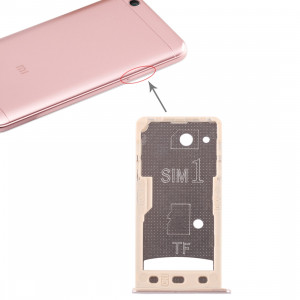 2 Plateau de carte SIM / Micro SD Card Plateau pour Xiaomi Redmi 5A (Gold) SH468J1560-20