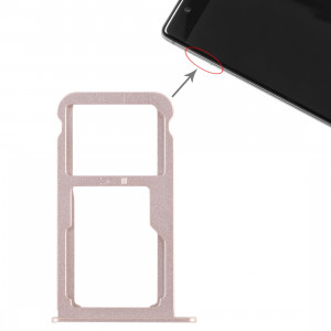 Bac Carte SIM + Bac Carte SIM / Carte Micro SD pour Huawei P9 Plus (Gold) SH491J574-20