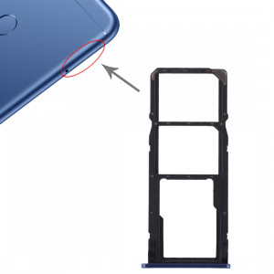 2 Plateau carte SIM + Plateau Micro SD pour Huawei Honor Play 7C (Bleu) SH497L1642-20