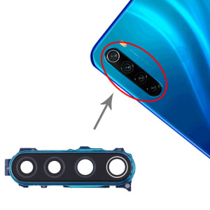 Cache d'objectif de caméra pour Xiaomi Redmi Note 8 (Bleu) SH062L1414-20