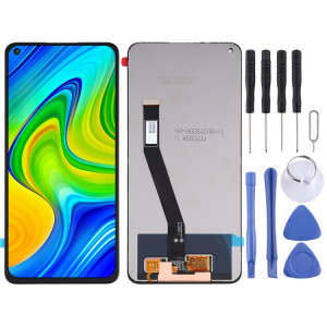 Écran LCD d'origine et assemblage complet de numériseur pour Xiaomi Redmi Note 9 / Redmi 10X 4G (noir) SH070B158-20