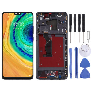 Écran LCD et numériseur complet avec cadre pour Huawei Mate 30 (noir) SH090B42-20