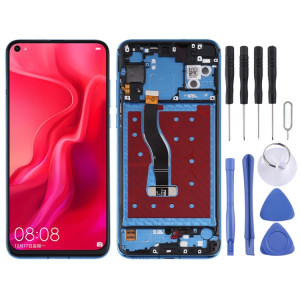 Écran LCD et numériseur complet avec cadre pour Huawei Nova 4 (bleu) SH118L1022-20