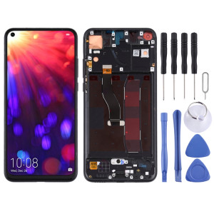 Écran LCD et numériseur complet avec cadre pour Huawei Honor View 20 (noir) SH119B518-20