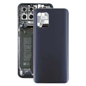 Couvercle arrière de la batterie en verre pour Xiaomi Mi 10 Lite 5G / Mi 10 Youth 5G (Noir) SH06BL987-20