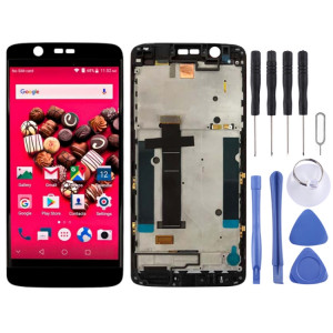 Écran LCD OEM pour ZTE Axon 7 Mini / B2017 / B2017G Assemblage complet du numériseur avec cadre (noir) SH337B40-20