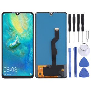 Écran LCD matériel TFT et assemblage complet du numériseur (ne prenant pas en charge l'identification d'empreintes digitales) pour Huawei Mate 20 X SH7656523-20