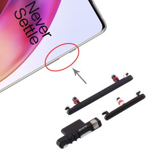 Pour le bouton d'alimentation et le bouton de contrôle du volume OnePlus 8 (noir) SH723B445-20