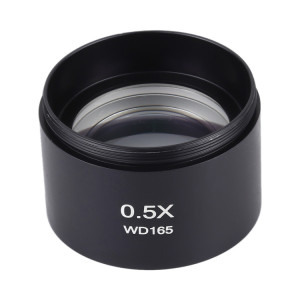 Loupe de lentille de Barlow d'objectif auxiliaire de microscopes stéréo 0.5X WD165 SH772519-20