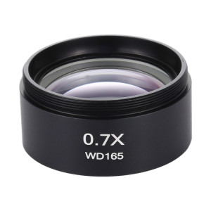 Loupe de lentille de Barlow d'objectif auxiliaire de microscopes stéréo 0.7X WD165 SH7726804-20