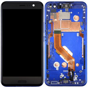 iPartsAcheter pour HTC U11 écran LCD + écran tactile Digitizer Assemblée avec cadre (bleu foncé) SI87DL989-20