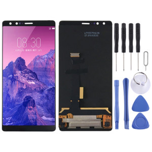 Écran LCD OEM pour ZTE Nubia Z17s / NX595J avec numériseur complet (noir) SH799B432-20