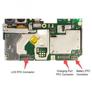 Connecteur FPC d'écran tactile d'affichage à cristaux liquides de carte mère de 10 PCS pour Huawei P Smart / Enjoy 7S SH8028492-20