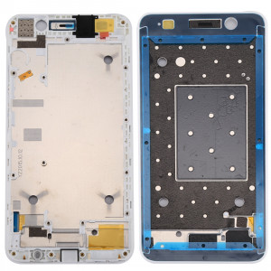 iPartsBuy Huawei Y6 / Honor 4A boîtier avant cadre LCD cadre lunette (blanc) SI074W1621-20