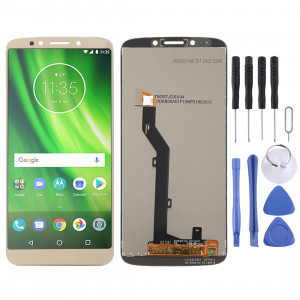 Ecran LCD et Assembleur Complet Digitaliseur pour Motorola Moto G6 Play (Or) SH209J1271-20