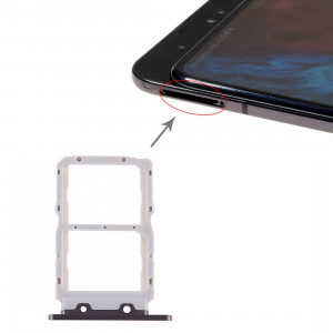 Plateau pour carte SIM + Plateau pour carte SIM pour Huawei Honor Magic 2 (Noir) SH401B1563-20
