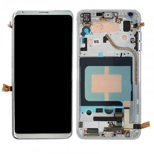 iPartsAcheter pour LG V30 LCD écran + écran tactile Digitizer Assemblée avec cadre (Argent) SI31SL231-20