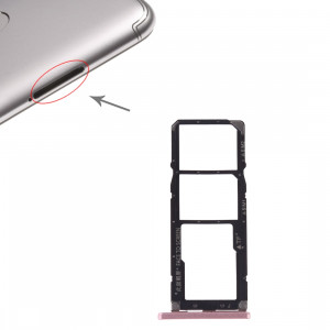 Plateau pour carte SIM + Plateau pour carte SIM + Carte Micro SD pour Xiaomi Redmi S2 (or rose) SH21RG1178-20