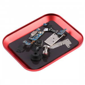 Outil de réparation de téléphone de plateau de vis d'alliage d'aluminium (rouge) SH541R1721-20