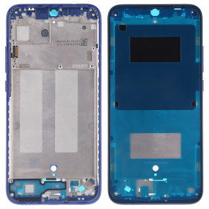 Plaque de lunette de cadre central avec touches latérales pour Xiaomi Redmi 7 (bleu) SH590L410-20