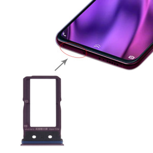 Pour Vivo NEX Dual Display SIM Card Tray + SIM Card Tray (Violet) SH596P7-20