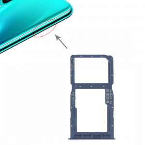 Plateau pour carte SIM + Plateau pour carte SIM / Carte Micro SD pour Huawei P30 Lite (Bleu) SH617L1848-20