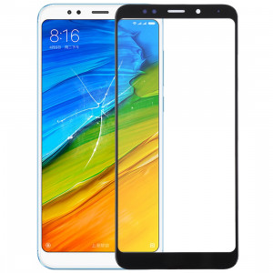 Écran avant lentille en verre pour Xiaomi Redmi Note 5 (noir) SH637B424-20