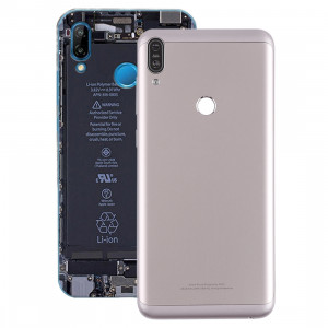 Couverture arrière avec objectif d'appareil photo et touches latérales pour Asus Zenfone Max Pro (M1) / ZB601KL (argent) SH25SL1888-20