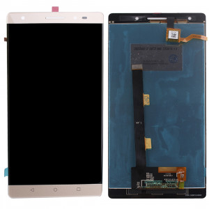 iPartsAcheter Lenovo Phab 2 Plus LCD Affichage + écran tactile Digitizer Assemblée (or) SI765J698-20