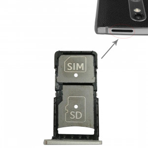 Bac à carte SIM + bac à carte Micro SD pour Motorola Droid Turbo 2 / XT1585 (Or) SH796J1423-20