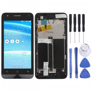 Écran LCD et numériseur Assemblage complet avec cadre pour Asus Zenfone C ZC451CG (noir) SH64BL945-20