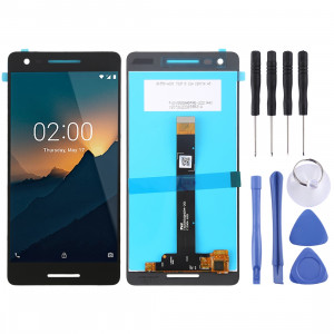 Ecran LCD et Digitizer Full Assembly pour Nokia 2.1 (Noir) SH66BL358-20