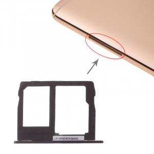 Plateau pour carte SIM + plateau pour carte Micro SD pour Motorola Moto G5S Plus XT1805 (Noir) SH081B1858-20